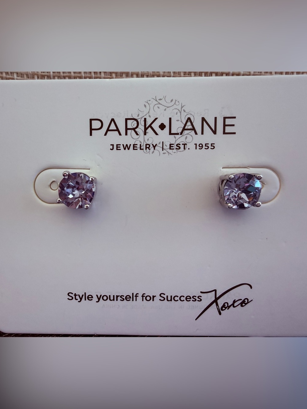 Park Lane Impression Earrings - Lavender